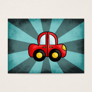 Vintage red car