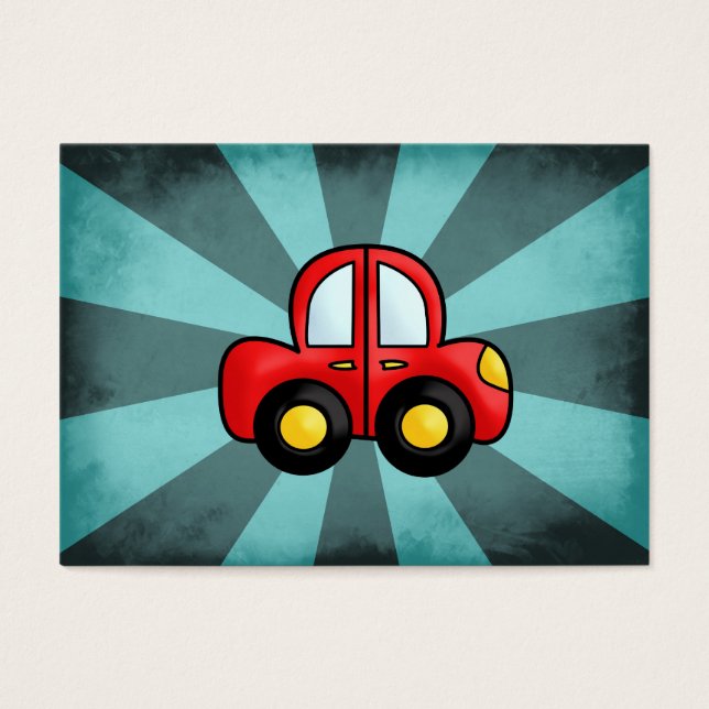 Vintage red car (Frente)