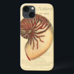 Vintage Red Conch Shell<br><div class="desc">Nesta imagem vívida, você pode ver em estilo natural e único vintage da shell vermelha Conch de perto. Este tipo único de arte tem sombreado preto e vermelho para acentuar a espiral desta concha. Pegue esta concha com um fundo de sepia no seu produto hoje.</div>