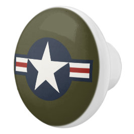 Vintage Red White Blue USAAF Insignia Bares de est