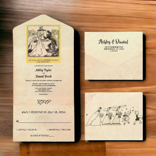 Vintage Retro Antiga Noiva 50 Engraçada Casamento