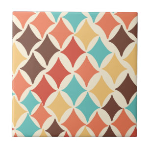 Vintage Retro Diamond Shapes