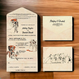 Vintage Retro Old Cartoon 50 Quadrado