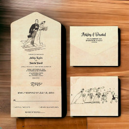 Vintage Retro Old Casal Art Rustic Weding