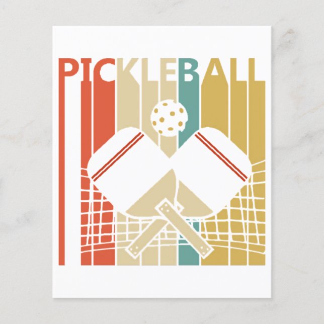 Vintage Retro Pickleball (Frente)