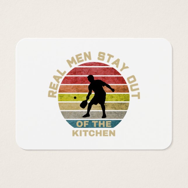 Vintage Retro Pickleball Funny (Frente)