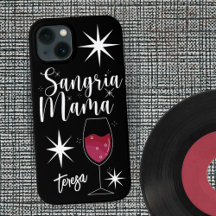 Vintage Retro Sangria Mama Personalizado