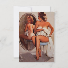 Vintage Retro Sun Tan Pinup