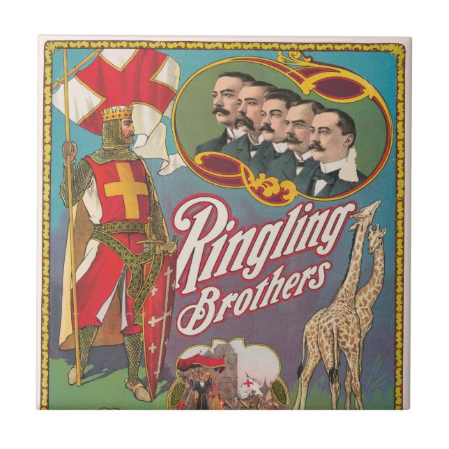 Vintage Ringling Brothers Circus Poster (Frente)