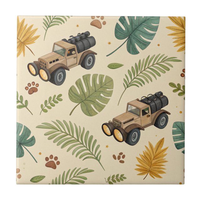 Vintage Road Trip Pattern (4) (Frente)