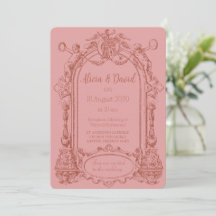 Vintage Rococo - Convites para Casamento