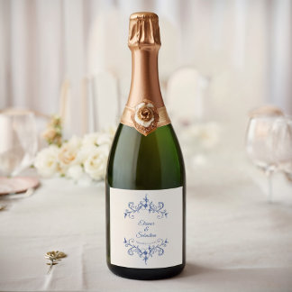 Vintage Romance Dusty Blue Floral Casamento