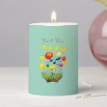 Vintage Romantic Meadow – Watercolor Floral Thanks