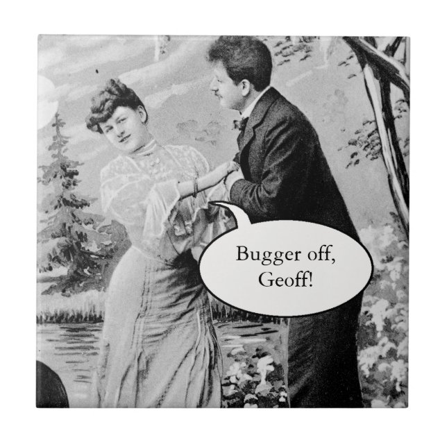 Vintage romântica amante em um barco (Frente)