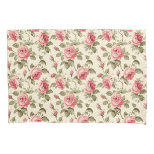 Vintage Rosa vermelha Floral