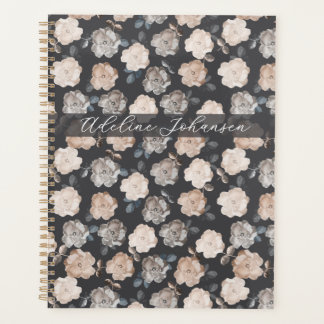 Vintage Rosas Elegante Personalizado Planejador de