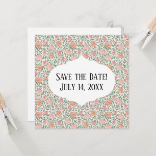 Vintage Rosas Rosa e Pêssego Perfeitos