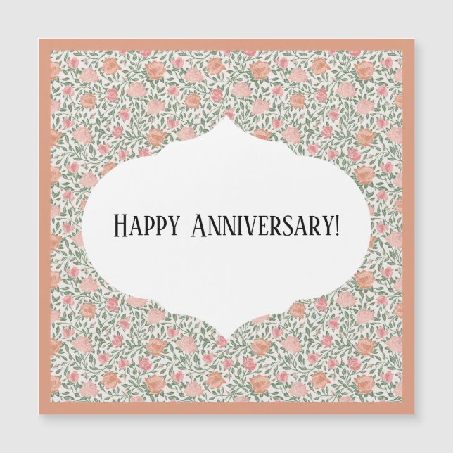 Vintage Rosas Rosa e Pêssego Perfeitos (Frente)