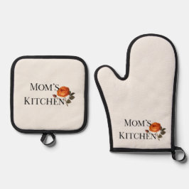 Vintage Rose Mom Floral Apron