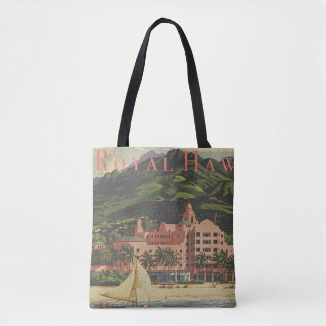 Vintage Royal Hawaiian Tote Bag (Frente)