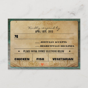 Vintage Rustic Bicycle Turquoise Wood RSVP