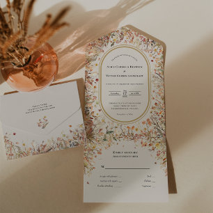 Vintage Rustic Fall Beige Wedding