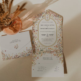Vintage Rustic Fall Beige Wedding Monograma