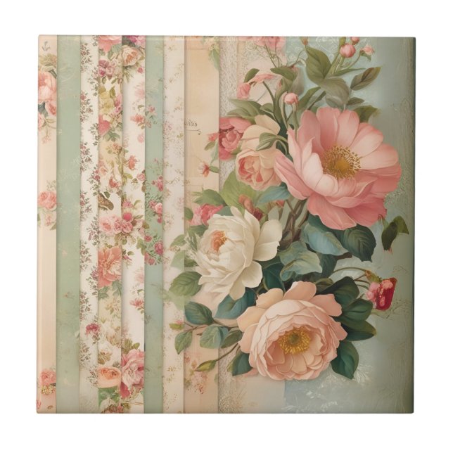 Vintage Rustic Floral (Frente)