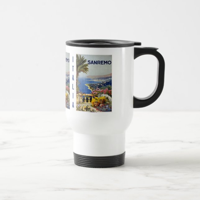 Vintage Sanremo Itália canecas (Direita)