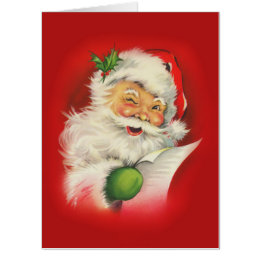 Vintage Santa Claus Natal