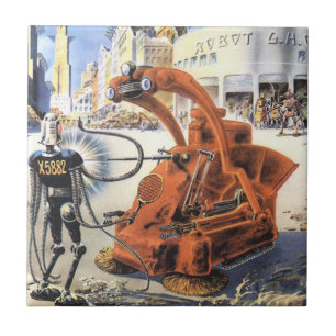 Vintage Science Ficting Futurística Guerra de Alie