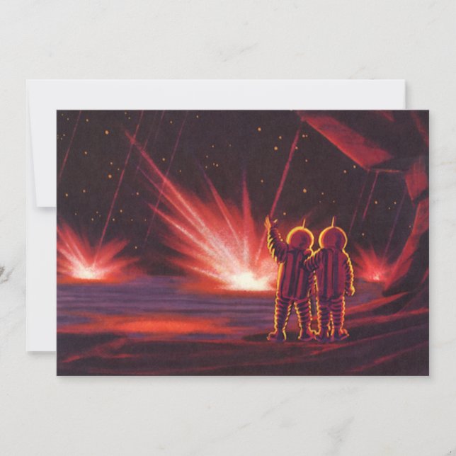 Vintage Science Fiction Alienígena Red Planet Expl (Frente)