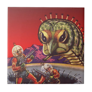 Vintage Science Fiction Giant Centipede Insect War