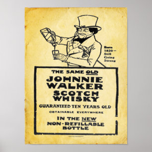 Vintage Scotch Whiskey Poster