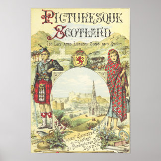 Vintage Scotland Tourism Poster