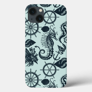 Vintage Sea Animal Pattern