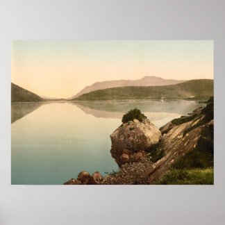 Vintage Seascape Galway Ireland Poster