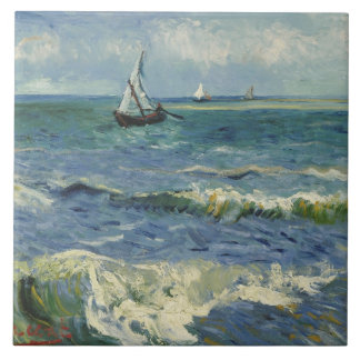 Vintage Seascape perto de Les Saintes-Maries-de-la