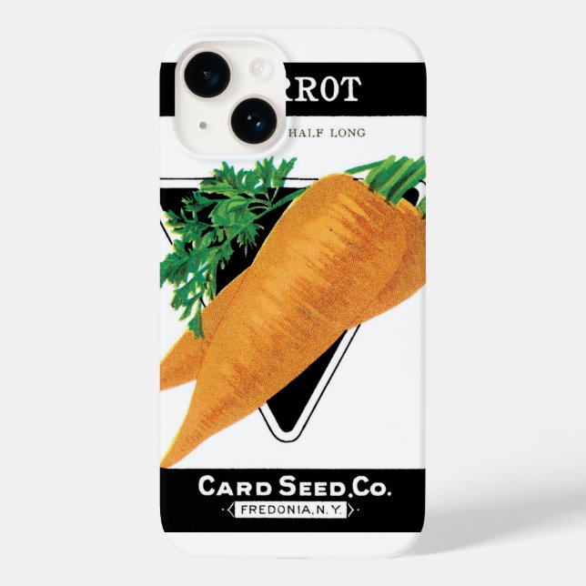 Vintage Seed Packet Label Art, Danvers Carrots (Verso)