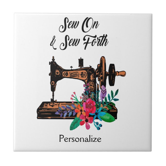 Vintage Sewing Machine com Legalização de Cotação (Frente)