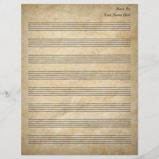 Vintage Sheet Music (Frente)
