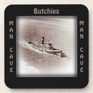 Vintage Ship Man Cave CUSTOMIZE Porta copos
