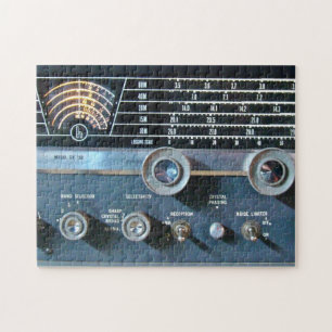Vintage Short Wave Radio Photo Quebra-cabeça