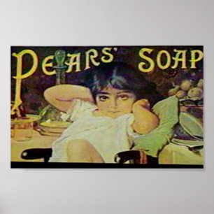 Vintage Soap Ad Impressão