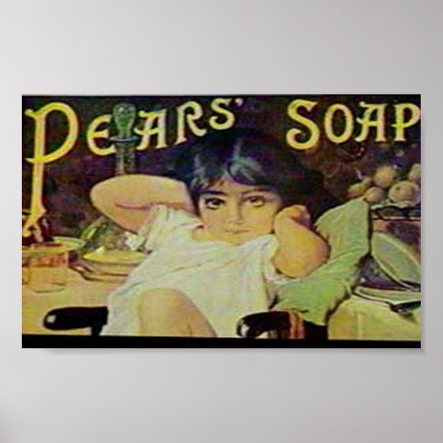 Vintage Soap Ad Impressão (Frente)