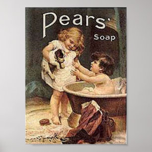 Vintage Soap Ad Impressão
