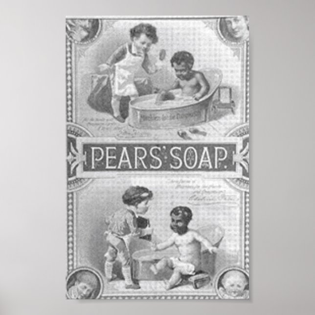 Vintage Soap Ad Impressão (Frente)