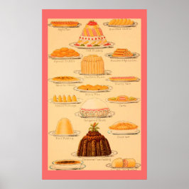 Vintage sobremesas poster