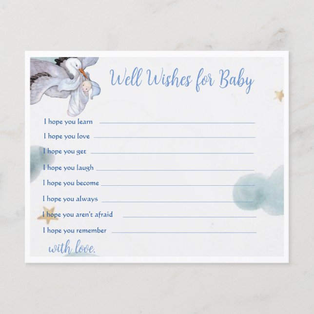 Vintage Special Delivery Storages Desejos para Beb (Frente)