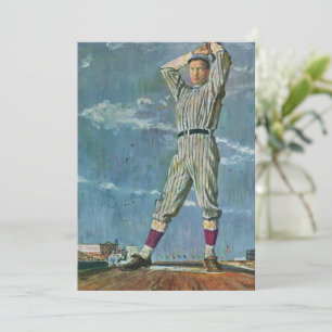 Vintage Sports Baseball, Pitcher no Jogo do Baseba